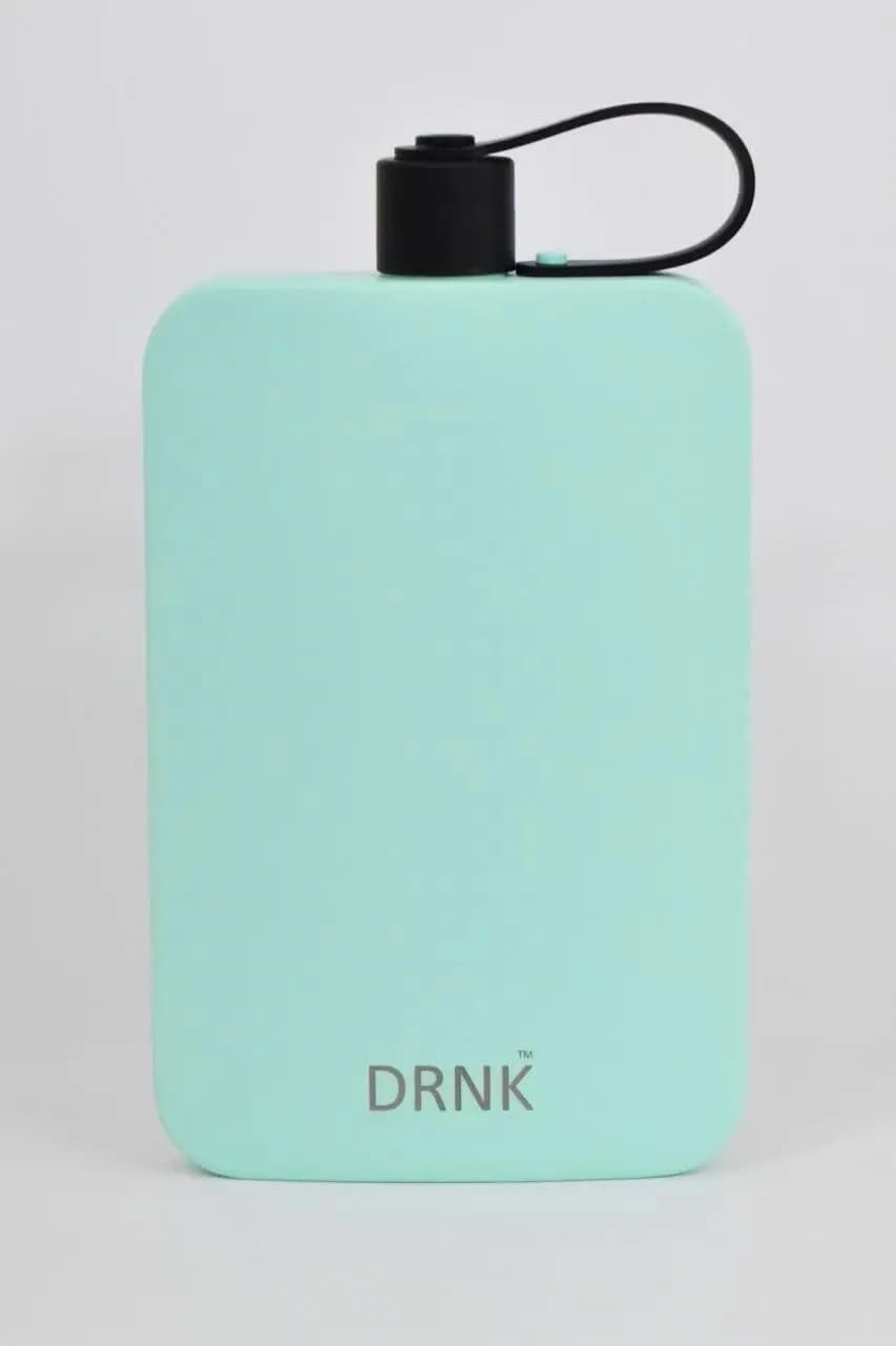 Slim water bottle reusable leak-proof stainless steel plate | Non-toxic | Without BPA | Powder coated | 500ml (Menta)