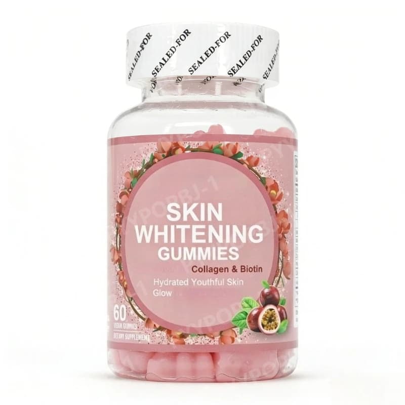 Rubber Supplements for Skin Care with Collagen, Hyaluronic Acid, Vitamin C, Biotin and Zinc