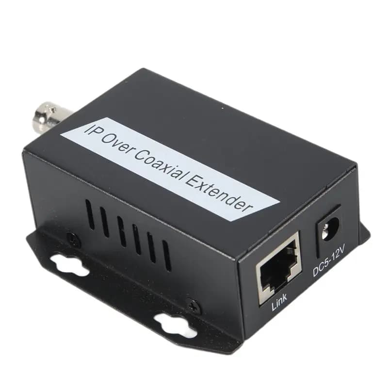 [NUOVO A09R!] 1 pz. Extender Ethernet IP su cavo coassiale, kit di rete HD, estensore di trasmissione su cavo coassiale EOC per telecamere di sicurezza CCTV