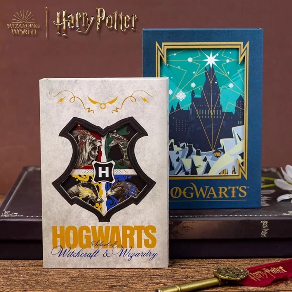 Autentico Quaderno Harry Potter, Diario con Copertina Rigida, Agenda Settimanale, Articoli per Ufficio e Studio, Regalo per Studentesse