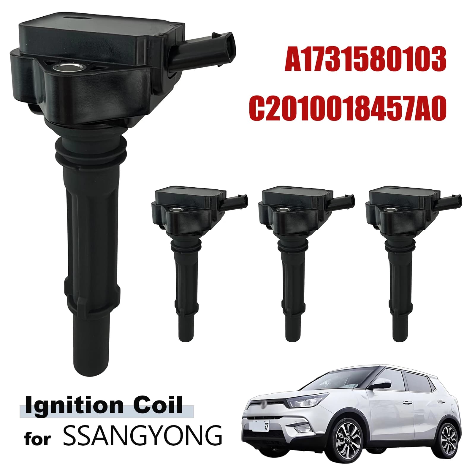 Ignition Coils A1731580103 For SSANGYONG TIVOLI 1.6 2015- G16DF OPEL ASTRA K Estate Van 1.4 2018- C2010018457A0 Car Accessories
