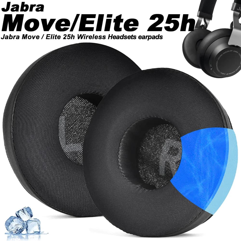 Headset Bearings For Jabra Move Elite 25h Wireless Spare Bearings Headsets Soft Network Memory Covers Sponge Protein
