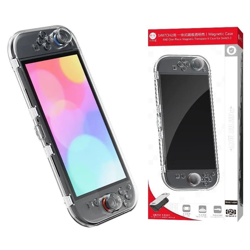 Custodia per PC portatile IINE per Switch 2 con chiusura magnetica Protezione joystick Design leggero a prova di spruzzi