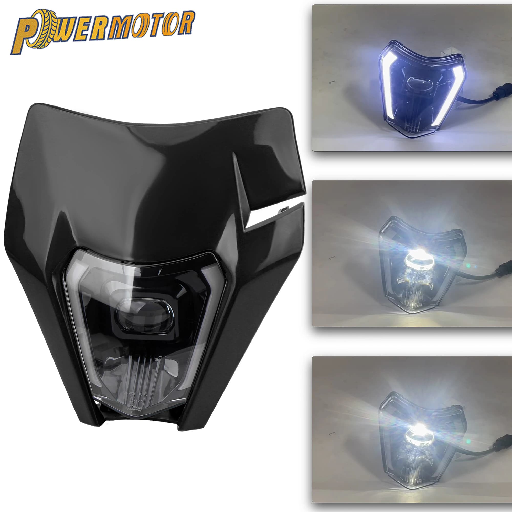 Enduro Moto Faro A LED Per KTM EXC XC SX SXF MX 150 250 300 450 2018-2023 DirtBike Supermoto Faro Carenatura Modificato