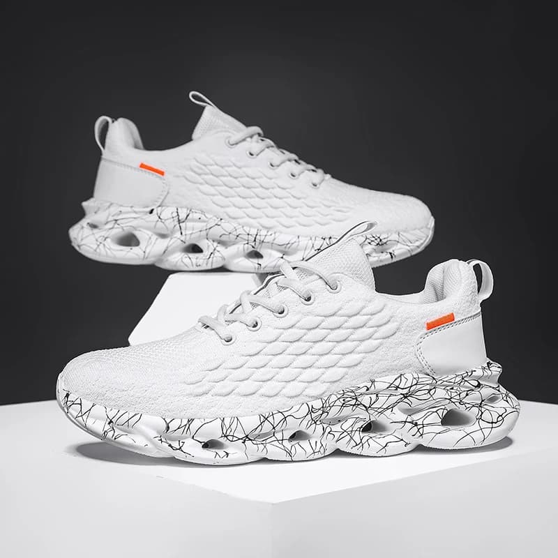 Sneakers casual da uomo, scarpe sportive traspiranti, leggere, in rete, stile graffiti, per corsa, atletica, jogging, tennis, camminata, per donna