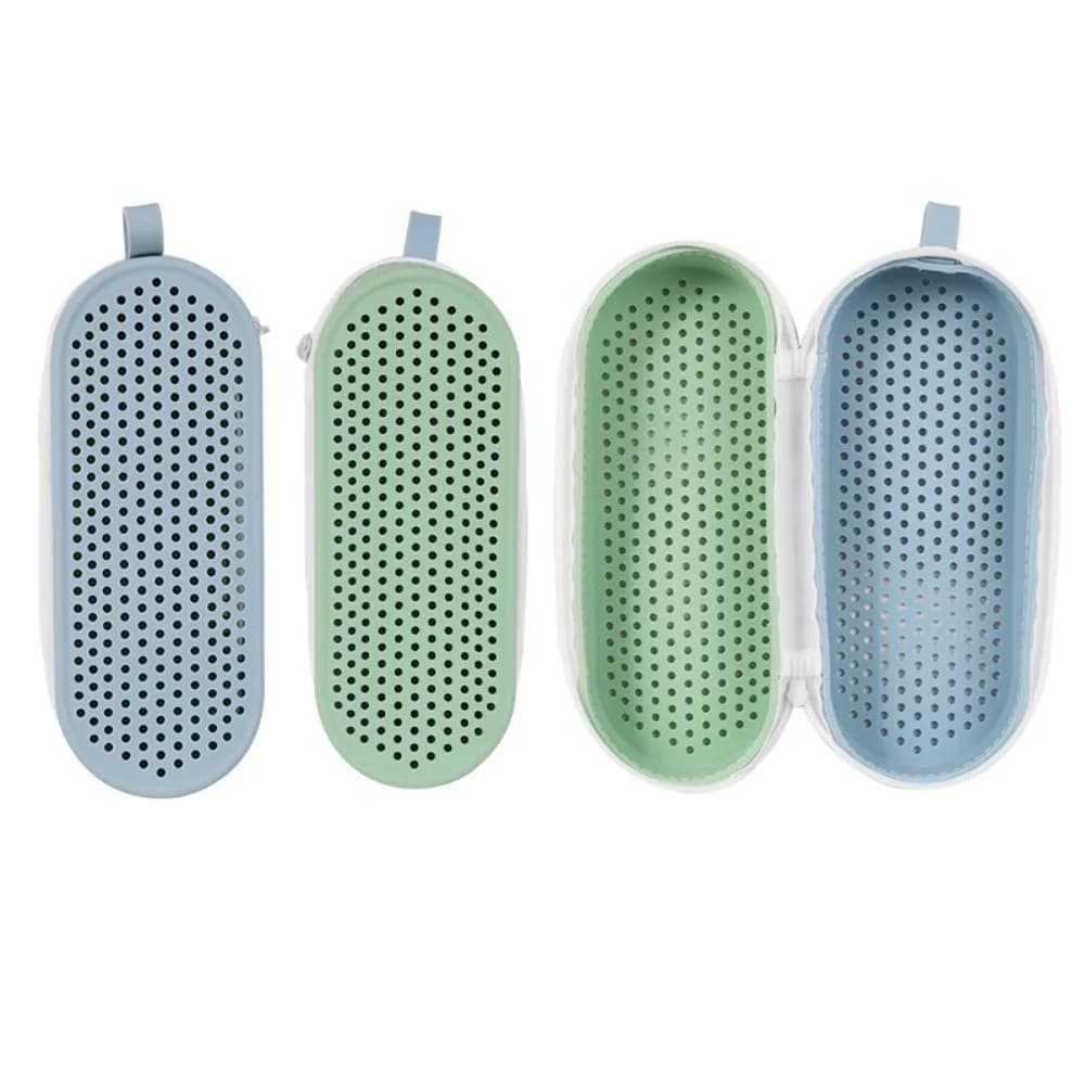 Silicone swimwear Storage box Exhaust hole Hinge bag Glass bag Soft and waterproof sunglasses protection box Man/Woman