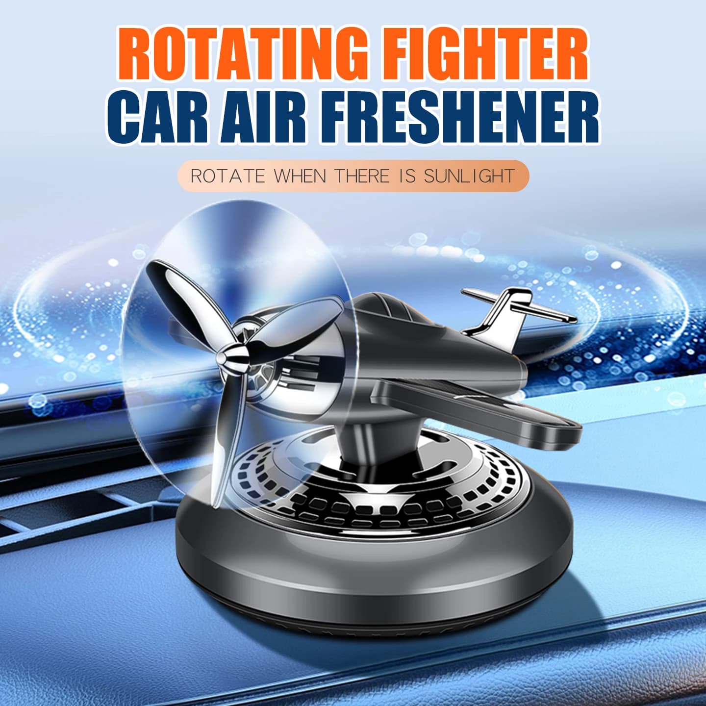 Deodorant for solar energy rotating fighting cars, accessories for dashboard decoration, perfume, fragrance diffuser for man airplanes