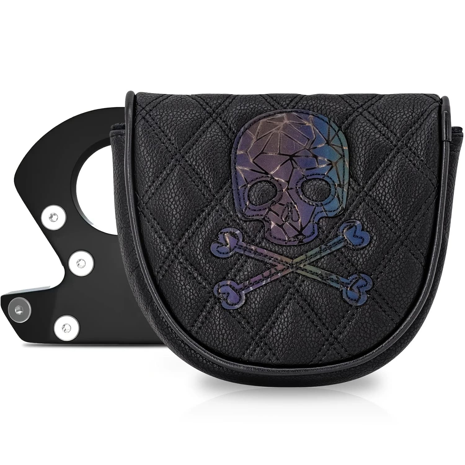 1pc Gradient Skull Design Putter Cover - A Protective, Durable, And Minimalist Accessory for Golf Enthusiasts