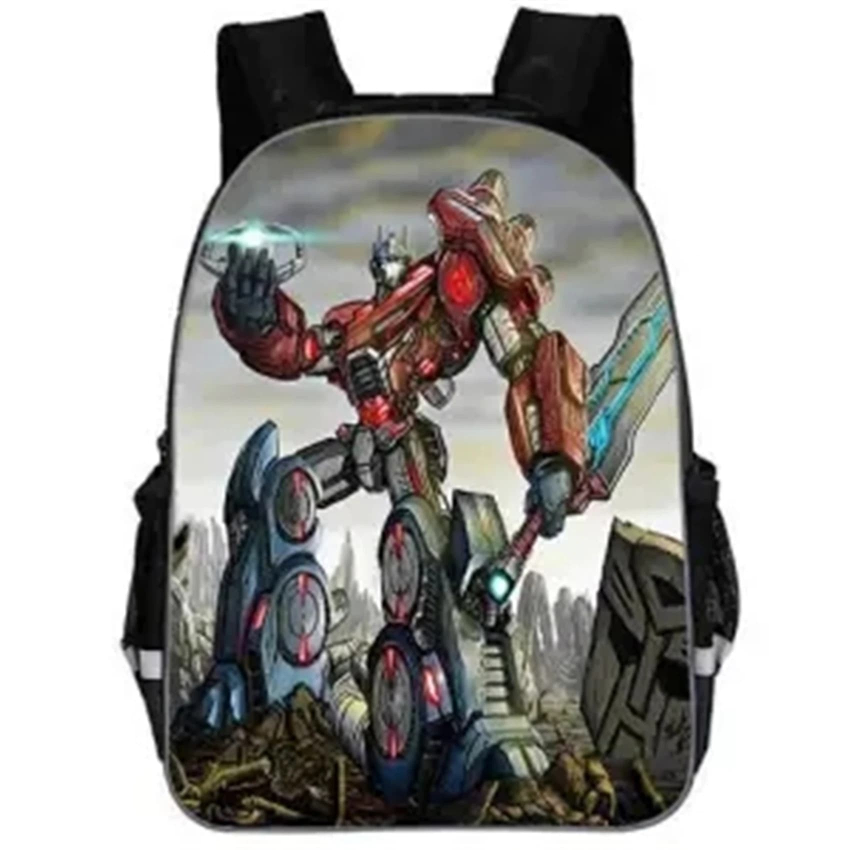 Zaino per studenti T-Transformers Zaino per ragazzi e ragazze Zaino per il ritorno a scuola O-Optimus Prime Zaino casual da viaggio