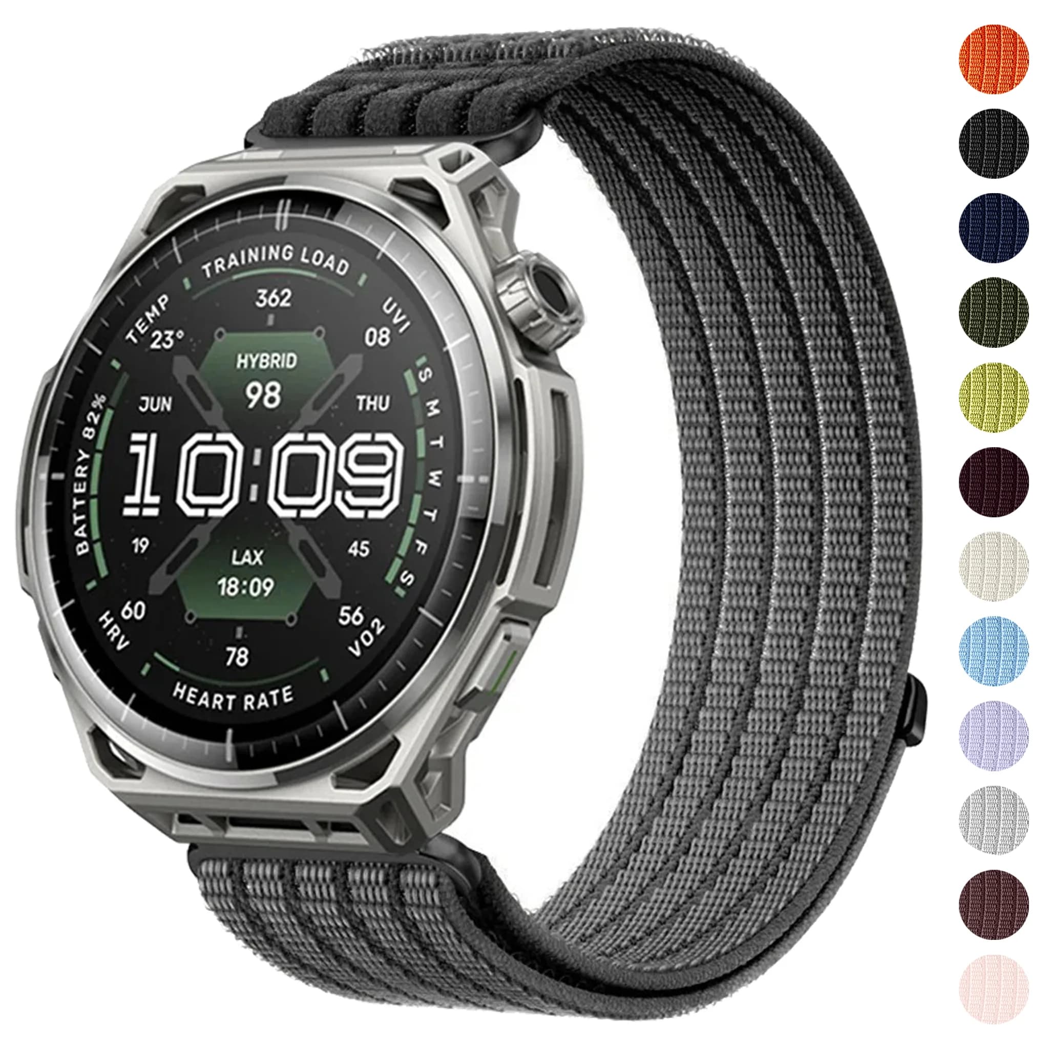20mm 22mm Nylon Strap For Amazfit Balance 3 2/Bip Max 6 5/Active 3 2 Bracelet For Amazfit Active Max/T-Rex 3 Pro 48mm 44mm Band