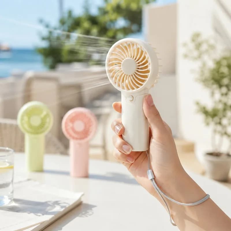 Portable Fan Convenient Creative Small Fan Pocket Handheld Fan Lightweight Handheld Mini Fan Air Cooler High-speed Desktop