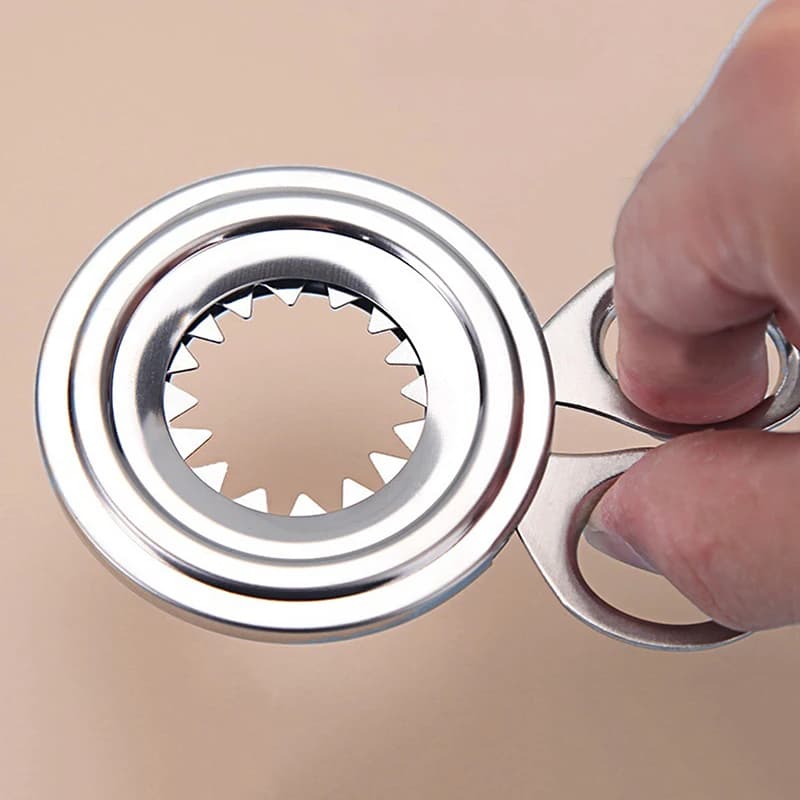 1Pc Taglierina per uova sode in acciaio inossidabile Utensile da cucina Forbici per uova Pelapatate - Accessorio da cucina per spaccare le uova facile da usare