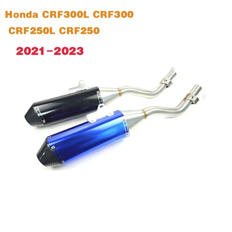 Motorcycle Complete Slip On Muffler Baffle System Exhaust Full Systems Muffler Pipe For Honda CRF300L CRF300 CRF250L CRF250 CRF