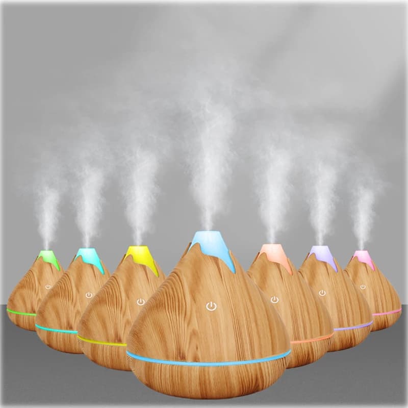 Umidificatore da 600ml diffusore per aromaterapia per la casa elettrodomestico vaporizzatore evaporatore ambiente aromatizzatore umidificatori per aromi stanza