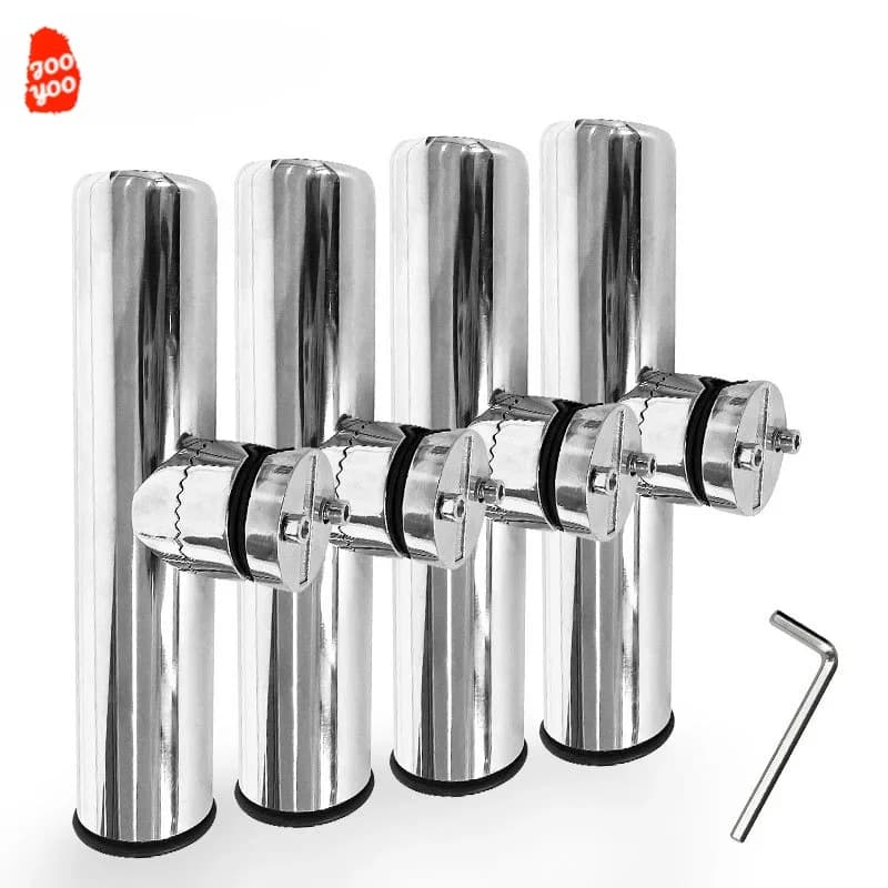 1PC stainless steel fishing rod holder fishing rod bracket Hardware accessories for fishing in stainless steel supplies for fishing