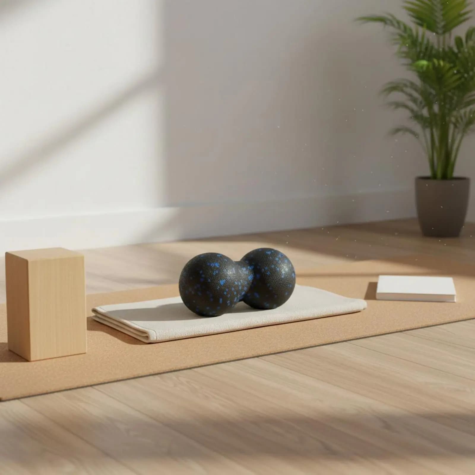Set di 3 Palline per Massaggio alle Nocche, Alta Durezza, per Massaggio Muscolare, Rullo in Schiuma, Attrezzatura per Esercizi Profondi, Portatile per Allenamento