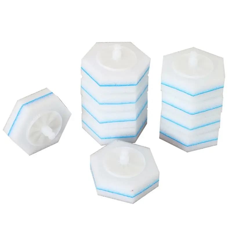 AEE4-80PCS Scopino per WC usa e getta Ricariche per scopino per WC in fibra a doppio strato Ricariche per bacchetta per pulizia per Clorox