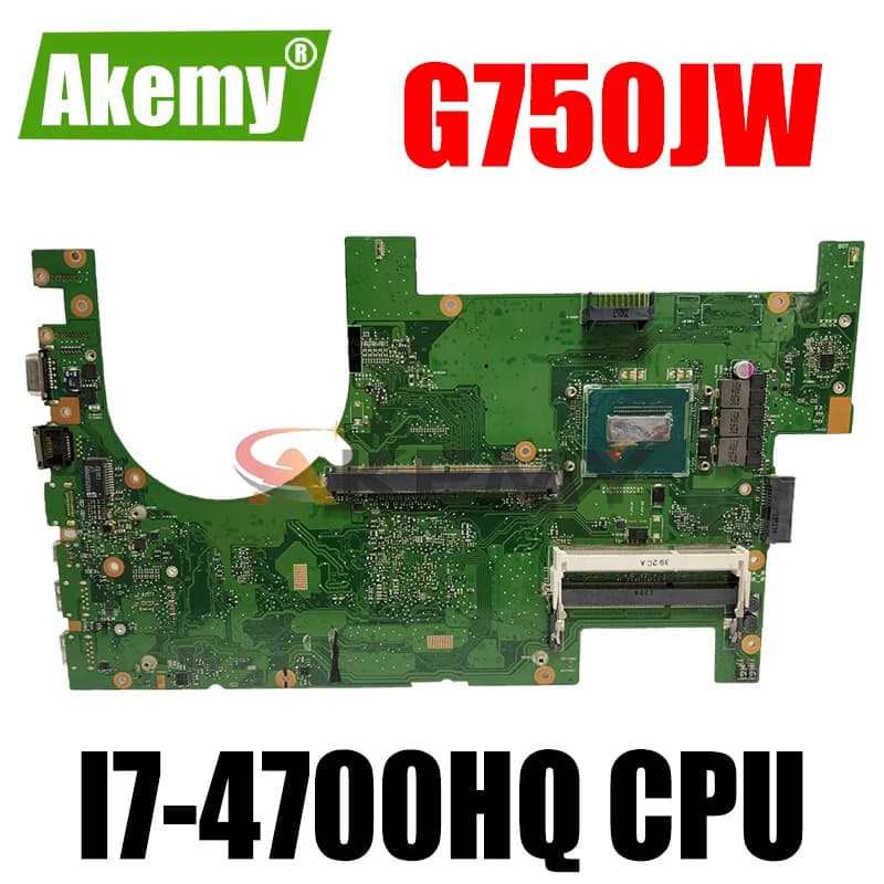 Per ASUS G750JS G750JM G750JW G750JH G750JX G750J G750 Scheda Madre Del Computer Portatile G750JH I5 I7 CPU 2D o 3D Mainboard testato al 100%