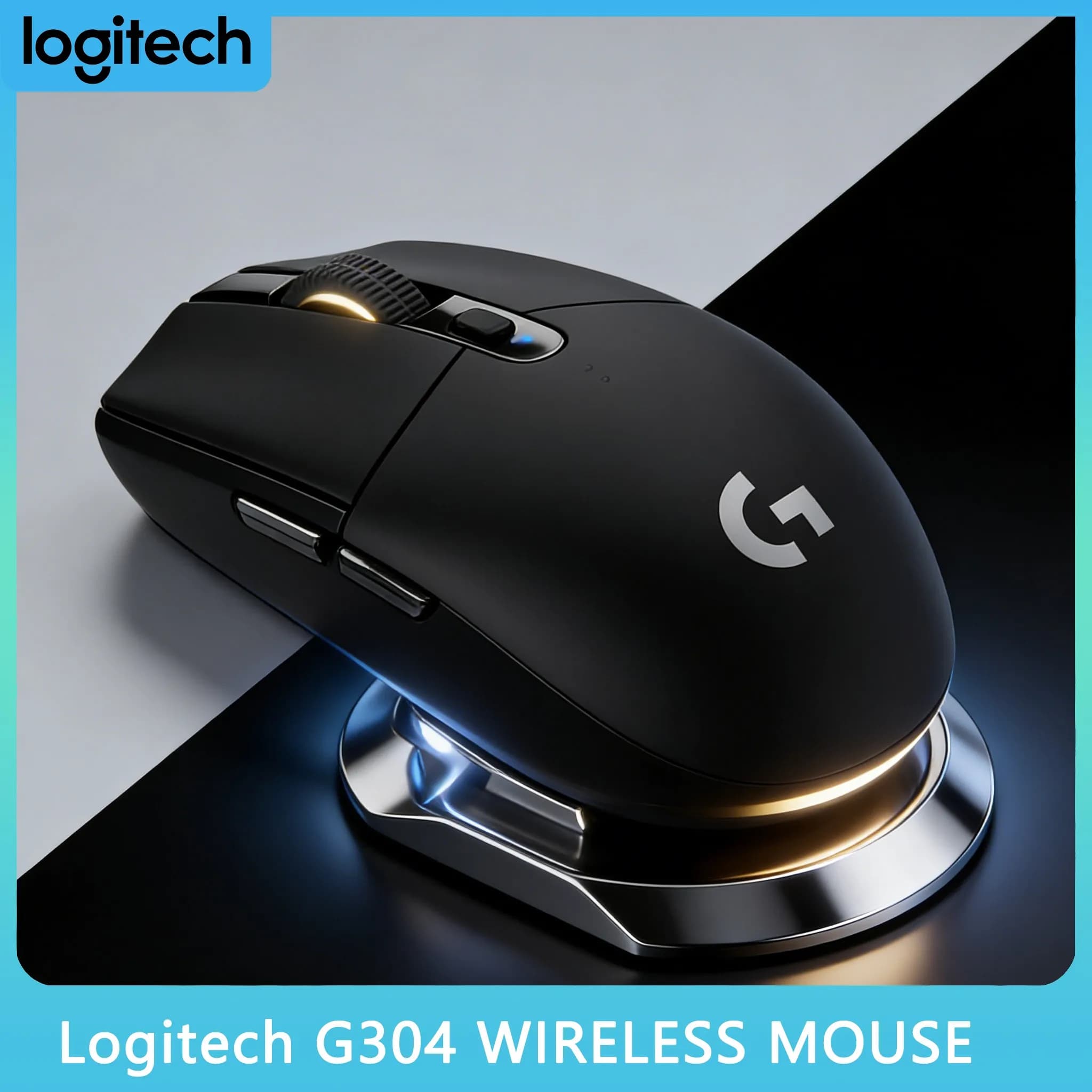 Mouse Wireless Leggero G304/G305 per Mani Medie e Piccole, Ideale per Gaming FPS