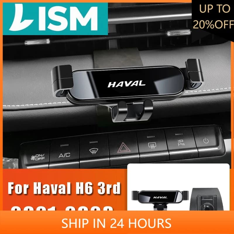 NEW1 Car Styling Supporto per telefono cellulare per GWM Haval H6 3rd Gen 3th 2023 2021 2022 Air Vent Mount Gravity Staffa Stand Accessorie