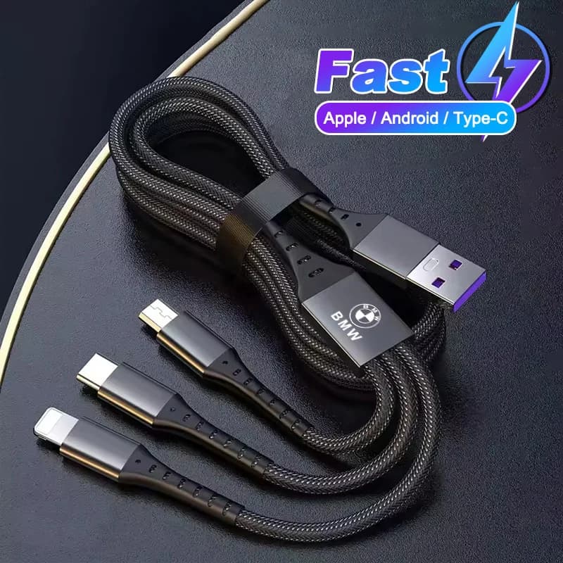 66W Car USB Type-C Fast Charging Cable Scalable Charger For BMW 1 2 3 4 5 7 Series X1 X3 X4 X5 X6 X7 F10 F20 F30 G20 G30 F15 F16