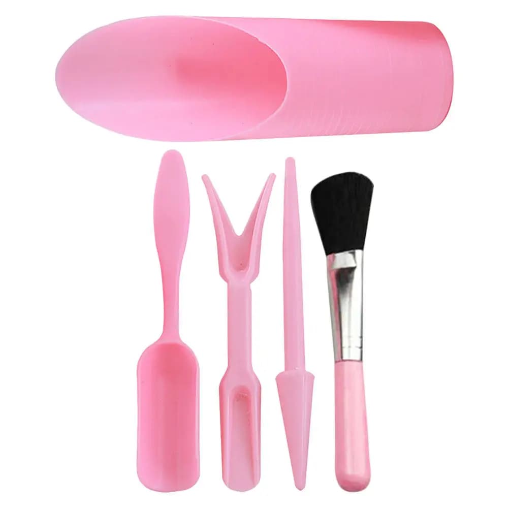 1Set Gardening Tool Set Yard Planting Supplies Seedling Transplant Hole Punch Soil Scoop Cleaning Brush Succulent Bonsai