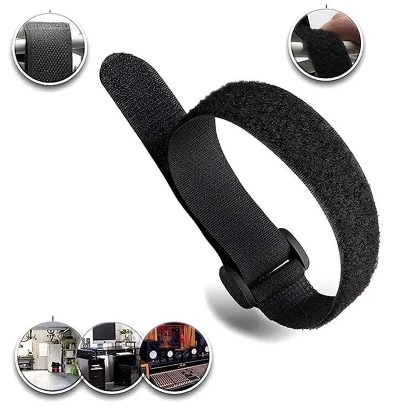 [NEWA08R】 50Pcs Reusable Fastening Cable Straps Fastening Cable Ties Cable Tie Down Straps