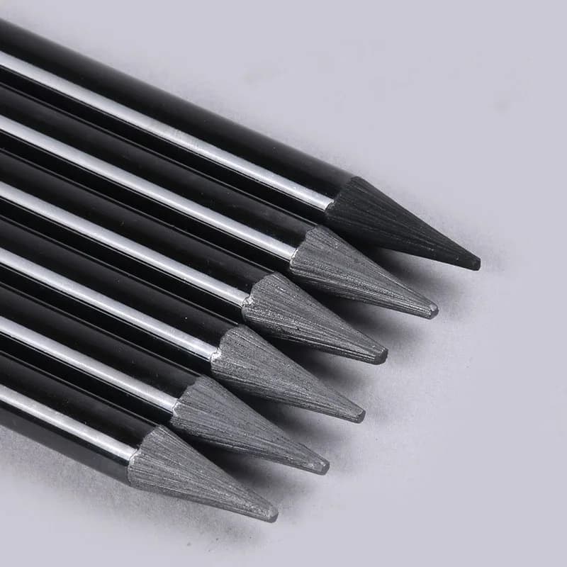 Professional Woodless Charcoal Pencils 3Pcs Set Soft/Medium/Hard Sketch Drawing Pencils for Artist & Student Art Creation