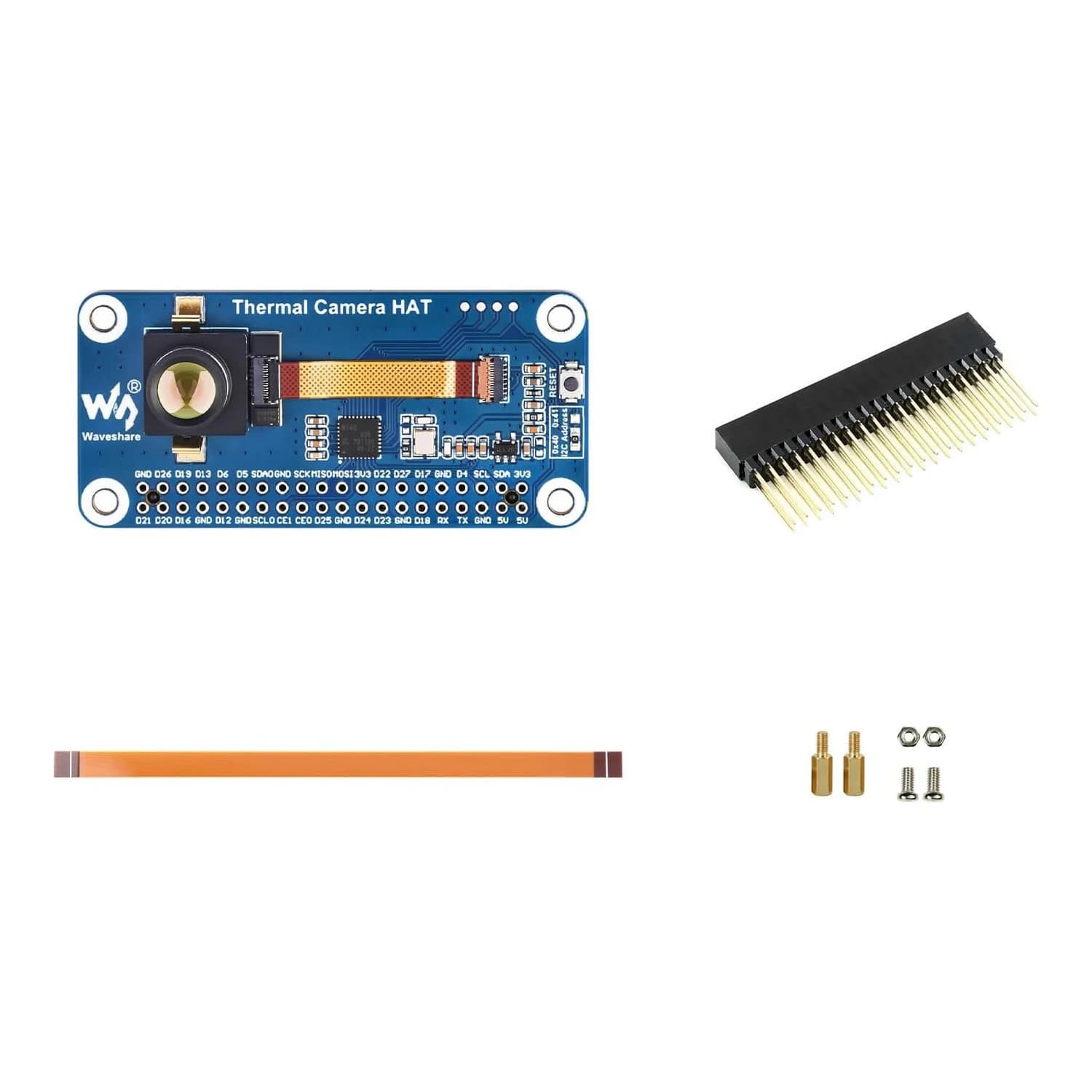 Long-Term Ir Thermal Camera Sensor Module for Raspberry Rpi 3 Model B 4 5 Zero 2 Projects 4b Pi5 Accessories