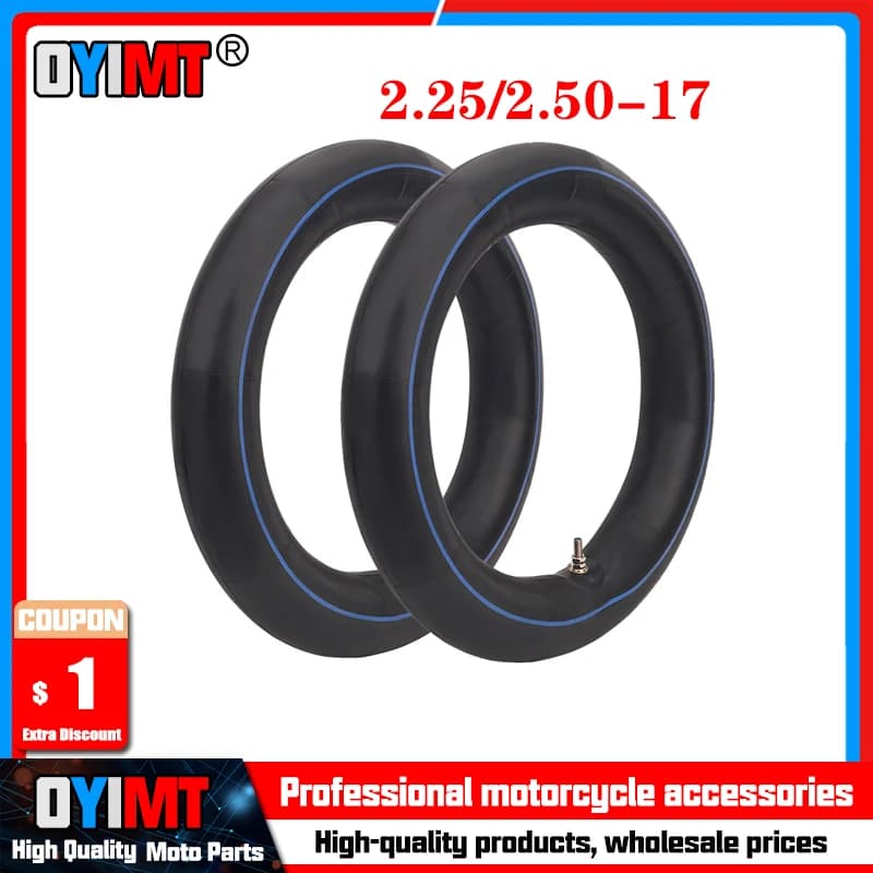 1/2 pezzi 2.25/2.50-17 225/250-17 2.25-11 2.50-17 camera d'aria ruota pneumatico per Honda CR85R Kawasaki KX85 Suzuki RM85 Scooter