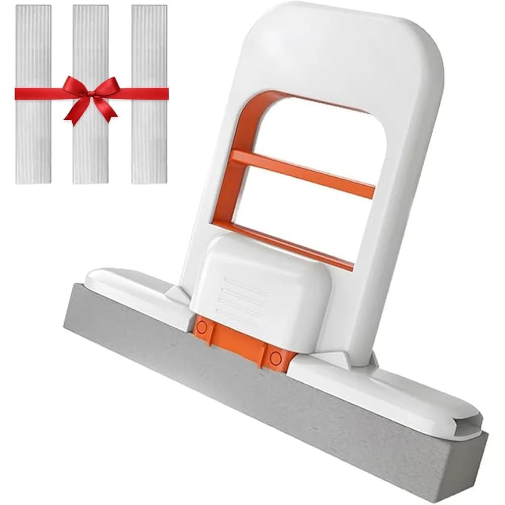 2Pcs Replacement Sponge Heads, High Absorbency PVA Mop Refills for Mini Foldable Squeeze Mop