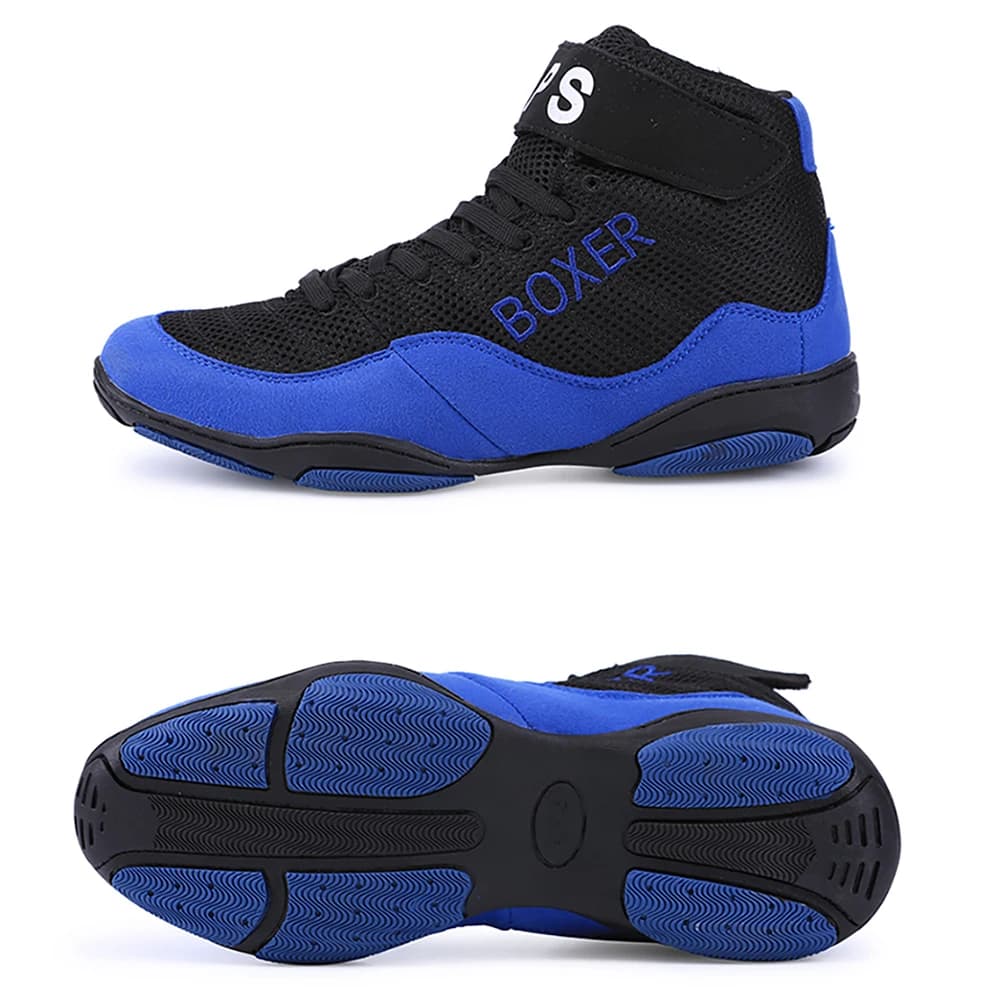 2025 APS Stivali da boxe taglio medio Uomo Donna Taglia 33-47 Stivali da combattimento leggeri da wrestling Sneaker da allenamento antiscivolo