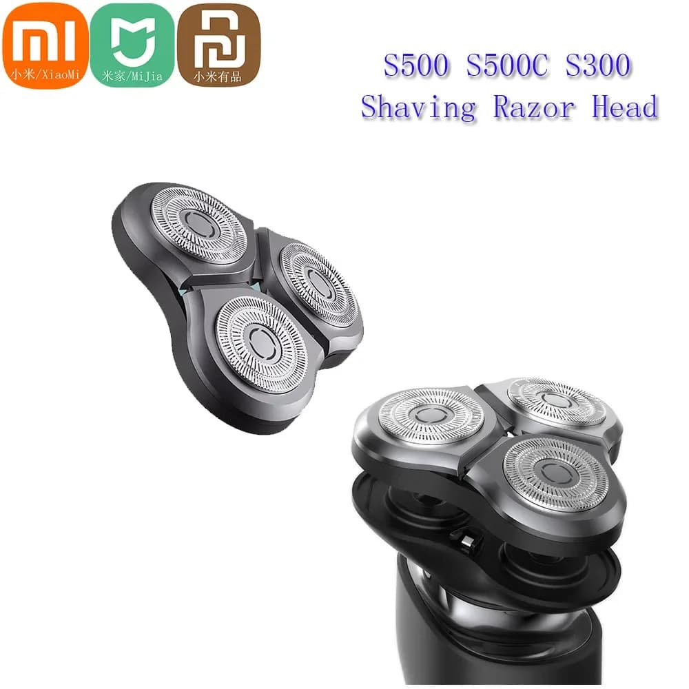 Replacement head for electric razor Xiaomi Mijia S500 S500C S300, for dry and wet shaving, beard finishing