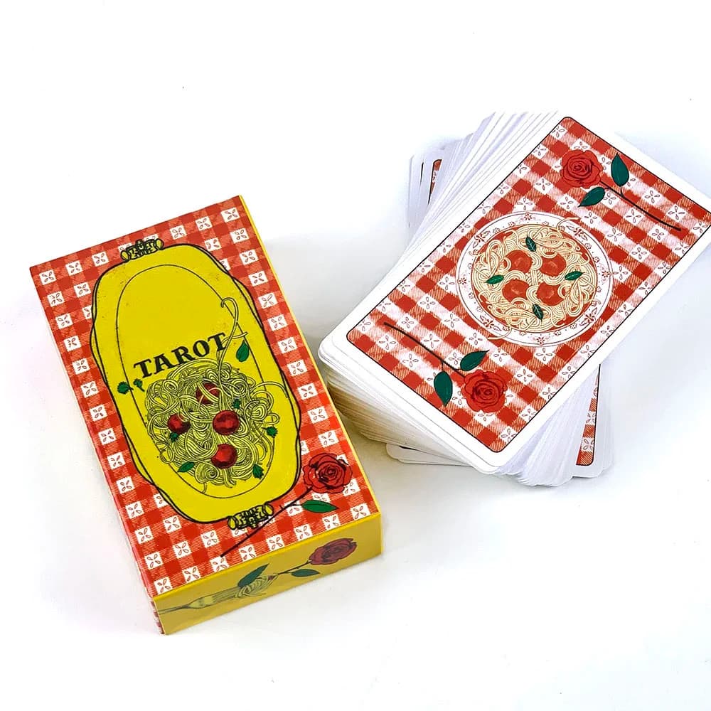 New Tarot Cards A 78 Exquisite Deck Prediction Divination English Visions Tarot Cards,Family Gathering Card Game Party Games