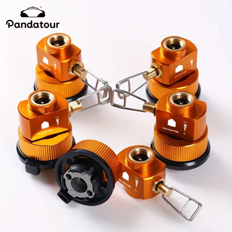 Propano Refill Adapter for Pandatour Camping Stove, Gas Burner, Butano/GPL Tank Filling Equipment, External Tools