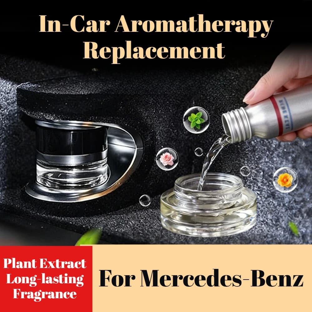 Per Mercedes-Benz: Ricarica Profumo per Aromaterapia Auto, Opzioni Fragranza Spirit Brilliant, Fluido Floreale