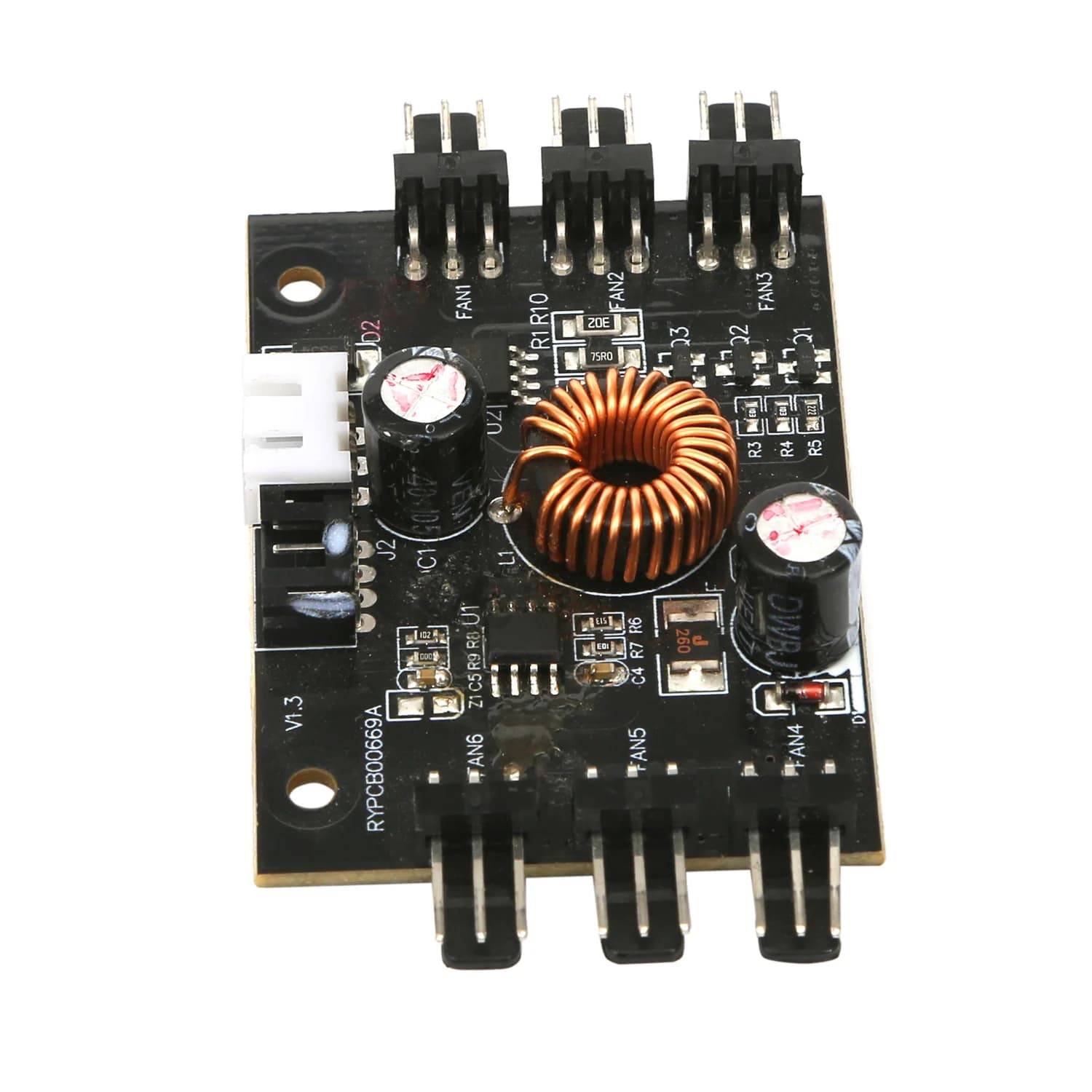 High Efficiency Buck Boost DC-DC Converter 90%+, Voltage Regulator with 6 USB ports for Arduino and Raspberry Pi Projects