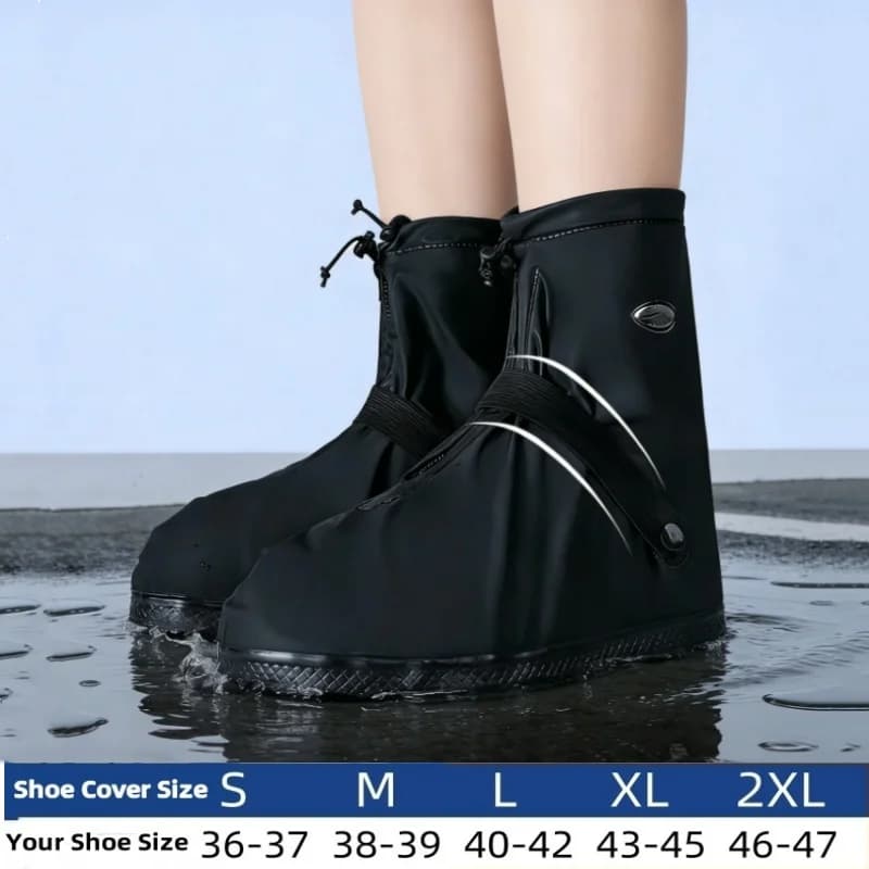Copriscarpe Impermeabili Antiscivolo Riutilizzabili, Protezione per Scarpe e Pantaloni, Copriscarpe per Ciclismo ed Escursionismo, Protezione da Pioggia, Neve e Sabbia