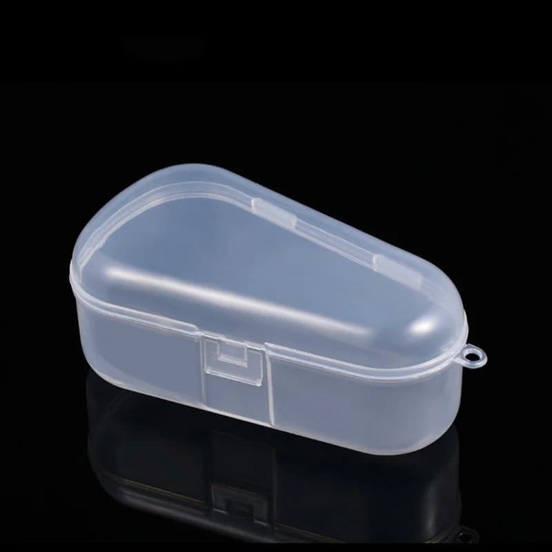 1pc scatola di plastica vuota trasparente per Baby massaggiagengive capezzolo scatola di immagazzinaggio dell'irrigatore nasale scatola di immagazzinaggio della caramella della medicina dei bambini dei bambini