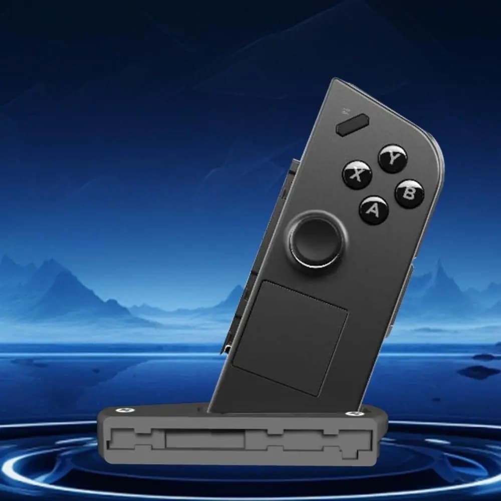Controller di gioco Grip Holder Handle Controller Connector stampa 3D nera per Lenovo Legion Go Controller Grip