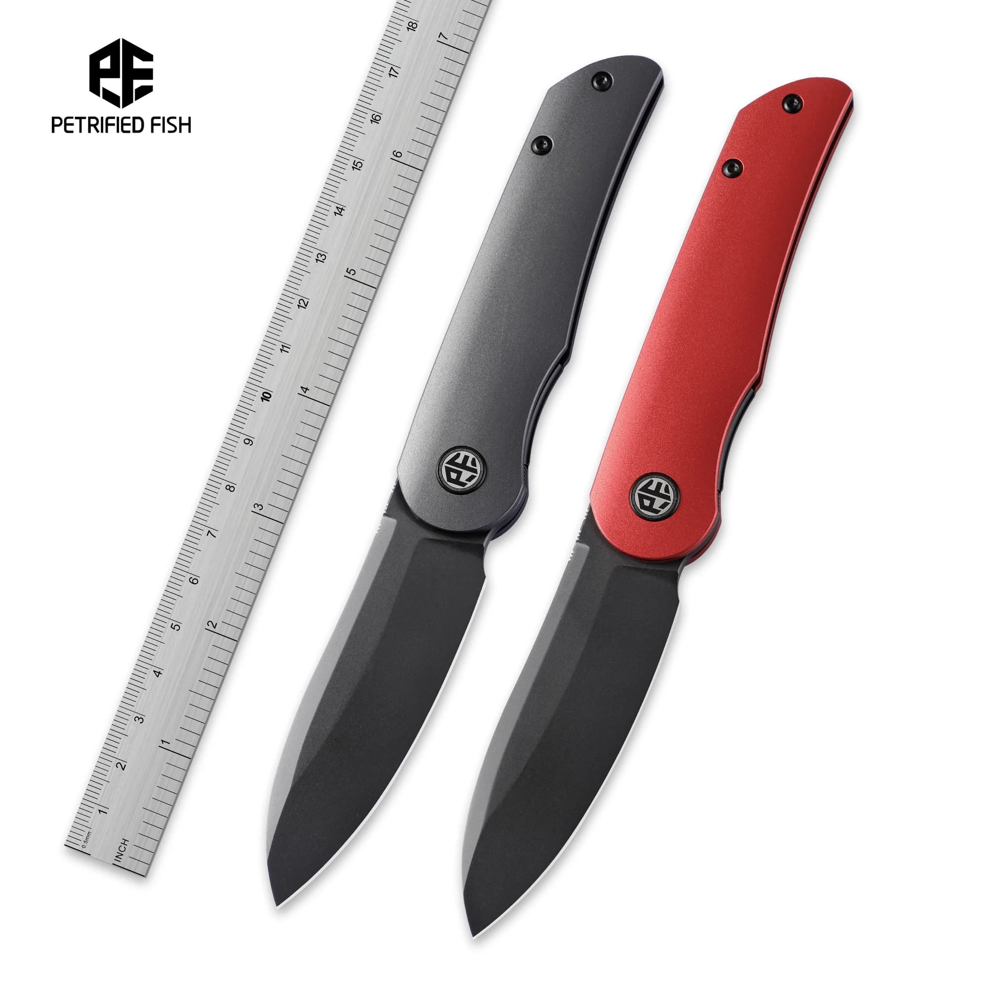 Coltello pieghevole PFE16 per pesci petrificati Cuscinetto in ceramica N690 Coltello con manico da pesca Strumento edc pieghevole Caccia multifunzionale da campeggio