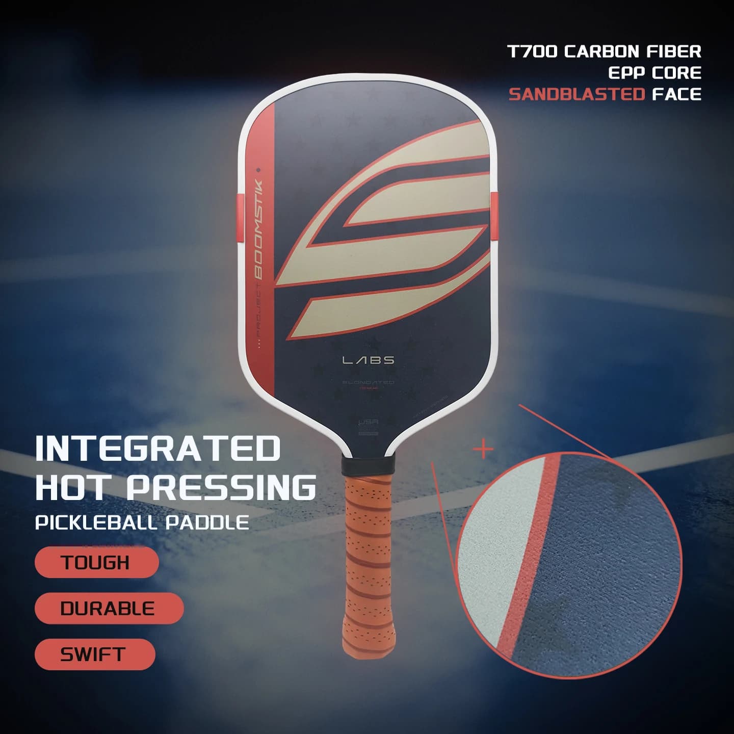 New Commemorative Edition SLK Boomstick GEN5 Pickleball Paddle 16mm BoomCore Foam Core Professional Pickle Ball Racket