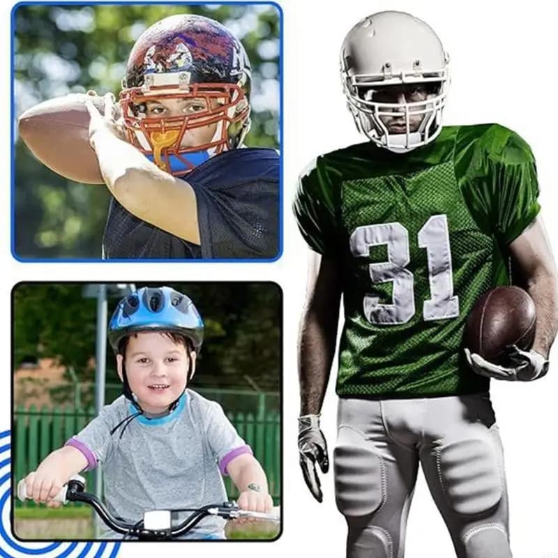 Football Chin Straps Pad Helmets Chin Pad Cover for Exercise Biking Skating