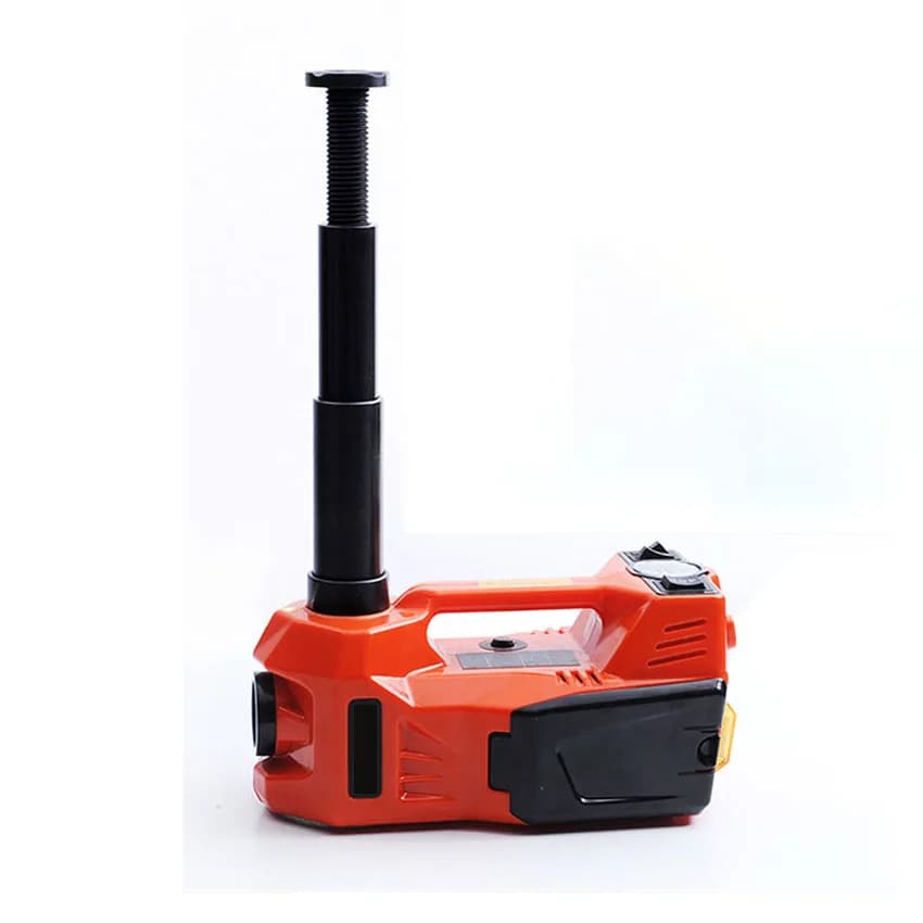 Cric da pavimento per auto Cric idraulico elettrico per auto 12V 5 tonnellate con pompa di gonfiaggio Luce a LED per strumento di riparazione pneumatici per camion