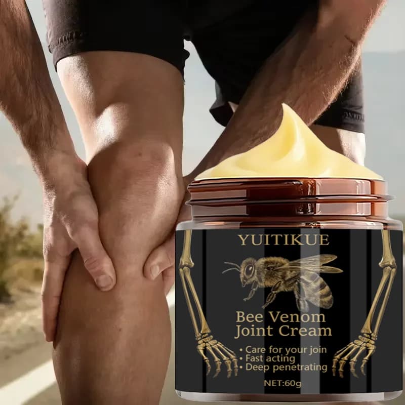 YUITIKUE Natural Cream at the Veleno d'Api for the Articulations | Deep Action and Rapid | Gentle cream for the care of 60g joints