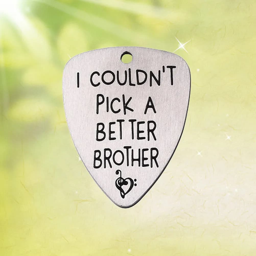 Metal Guitar Picks For Music Teacher Christmas Stocking Stuffers Titanium Steel Couldn't Carved High Performance
