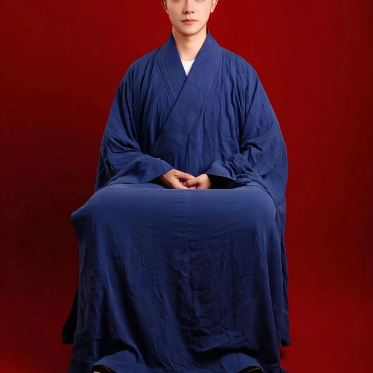 L'abito taoista Outcast Wudang Stesso stile Sanqing Abito taoista cinese Maniche larghe Abito buddista unisex Abbigliamento da monaco