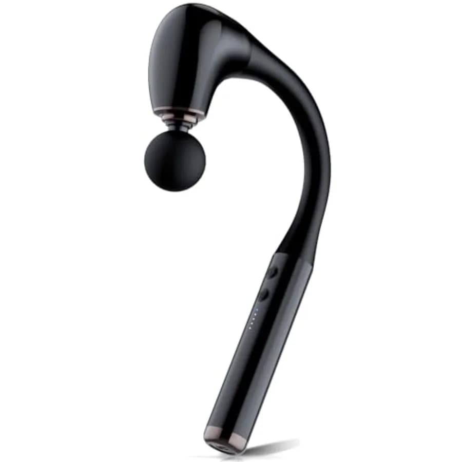 10MM Improved Stretch Grip Massage Gun, Deep Massage for Muscles/Schiena/Colle/Spalle/Taille/Gambe