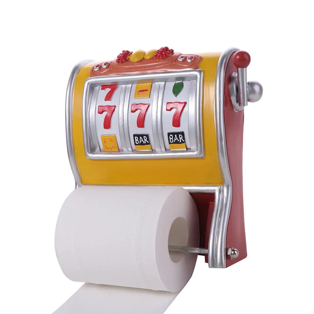 Portarotolo per carta igienica con slot per installazione flessibile Portarotolo decorativo da appendere a parete Portarotolo stabile e divertente per la casa