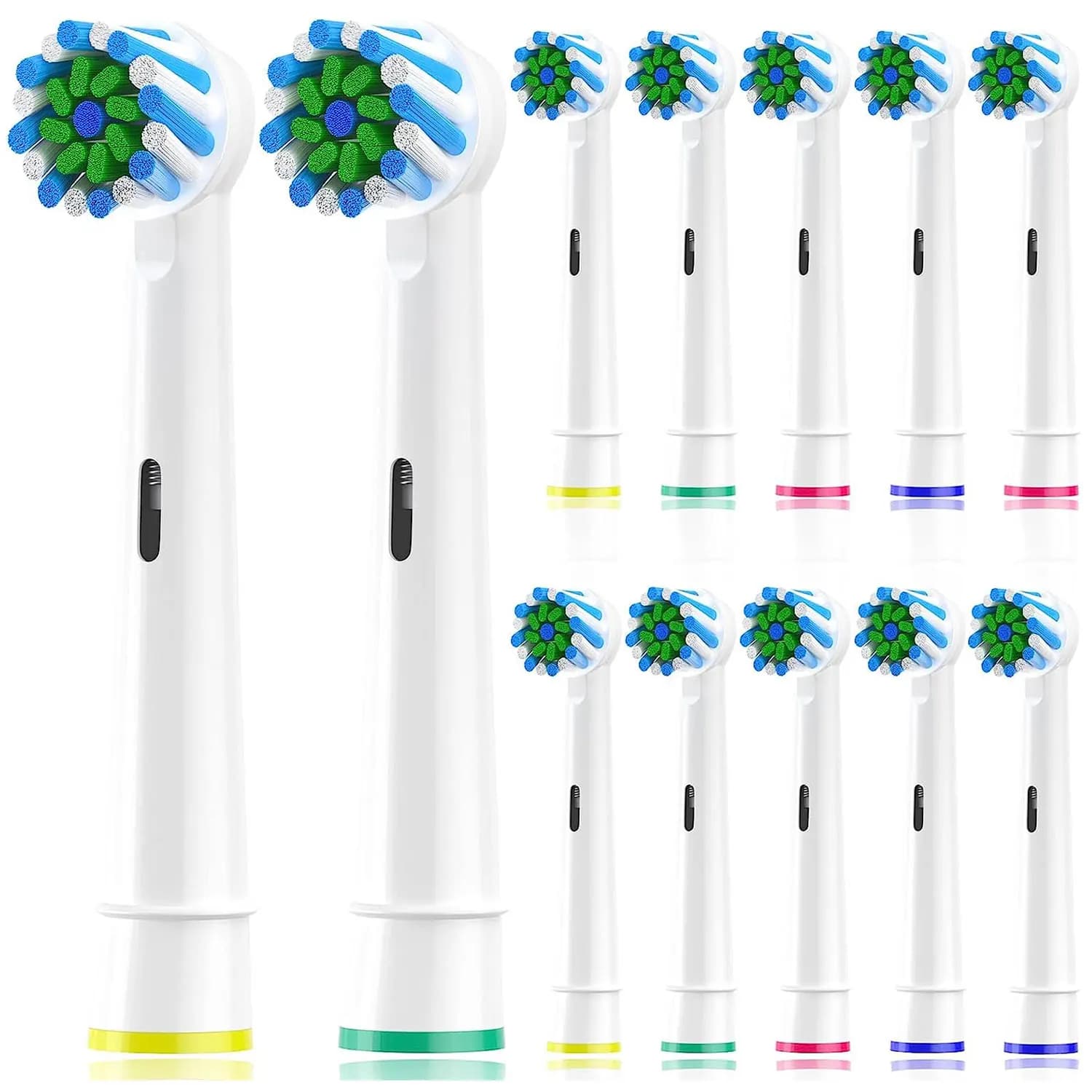 4-12 pieces EB50 Cross Action spare heads for electric toothbrush Oral B D12 D16 D100 3757 3709 pro3 pro1max